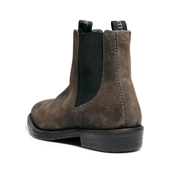 All Saints Shoes New Allsaints Eli Chelsea Boot Grey Suede M 3
